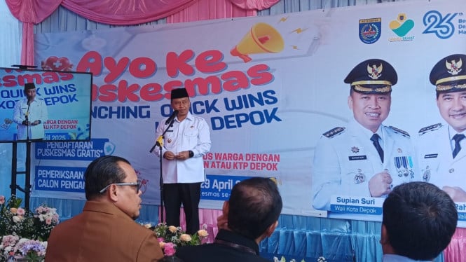 Wali Kota Depok, Supian Suri gratiskan pendaftaran di puskesmas