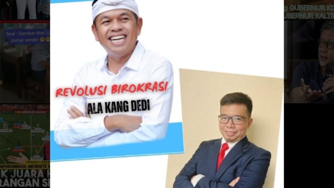 Potret kolase Om Ey dan Dedi Mulyadi
