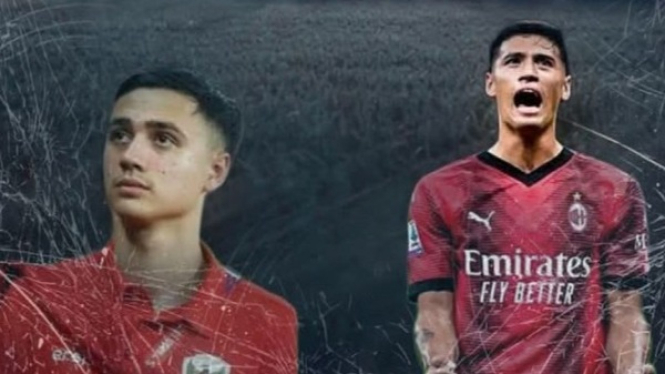 Pemian Timnas Indonesia Eliano dan Tijjani Reijnders AC Milan