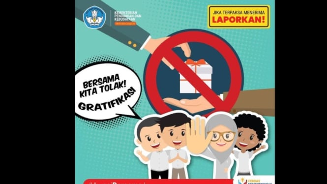 Hadiah guru bisa jadi gratifikasi