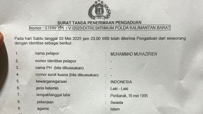 Wartawati laporkan oknum Sekcam Kecamatan Kubu ke Polda Kalbar