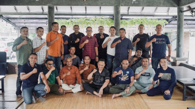 Reuni Kompi Rajawali IV Bentukan Prabowo