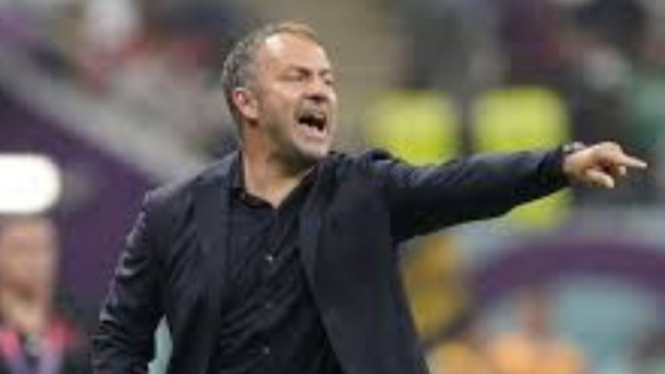Potret pelatih Barcelona Hansi Flick