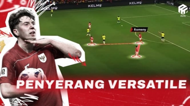Penyerang Timnas Indonesia Ole Romeny vs China