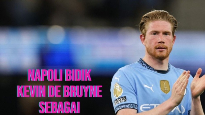 Napoli dekati Kevin De Bruyne untuk musim 2025