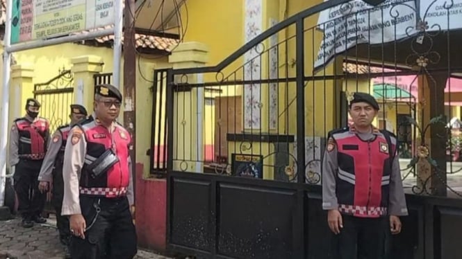 Potret Lokasi SDN Utan Jaya Depok yang digembok Ahli waris