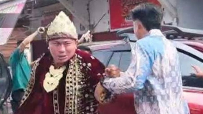 Potret pengantin pria dibacok jelang akad Nikah