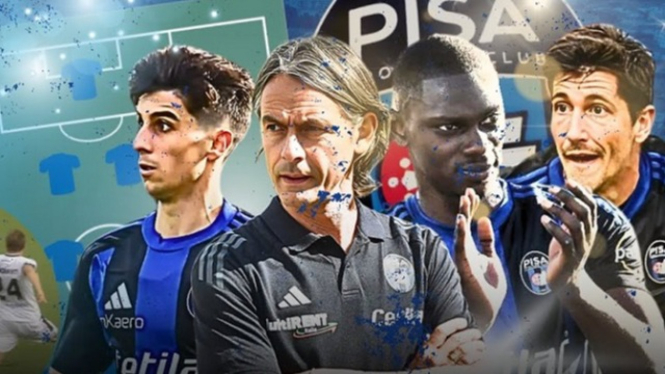Pisa SC tim asuhan Filippo Inzaghi naik level ke Serie A Italia