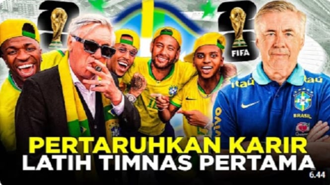 Carlo Ancelotti pelatih baru Brasil