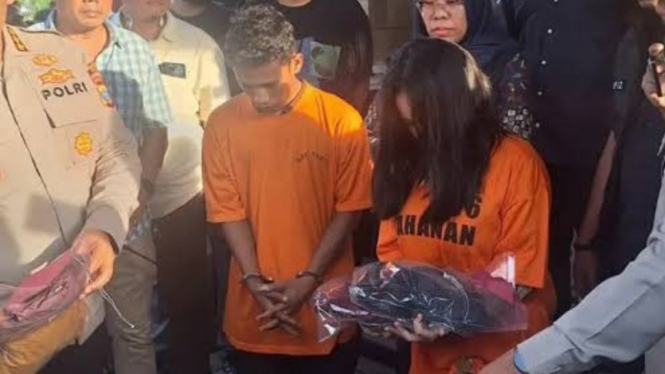 Potret pelaku pengirim mayat bayi lewat Ojol