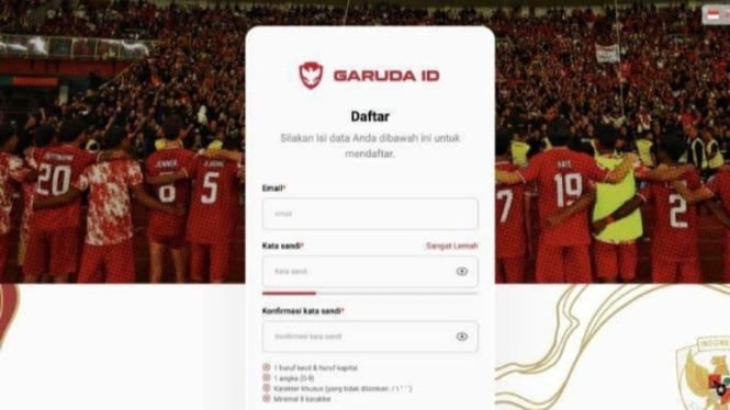 Potret Ilustrasi akun Garuda ID