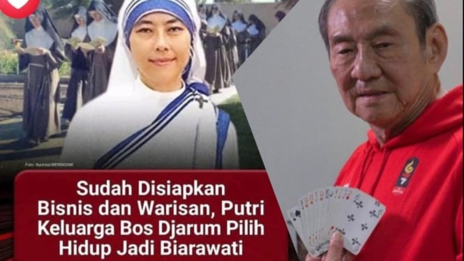 Cucu bos Djarum tinggalkan harta demi jadi biarawati