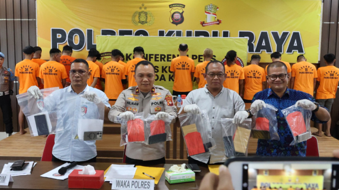 Polres Kubu Raya ciduk 7 pelaku pengedar narkoba