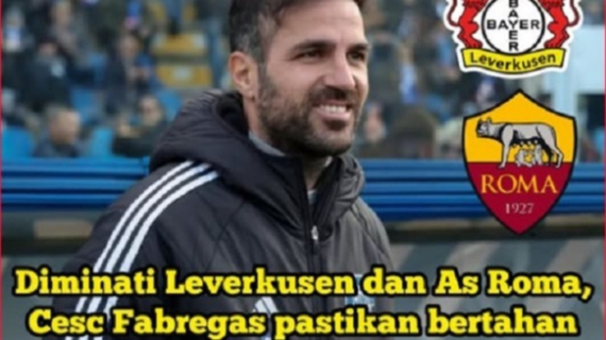 Cesc Fabregas pelatih Como setia ke Bos Djarum