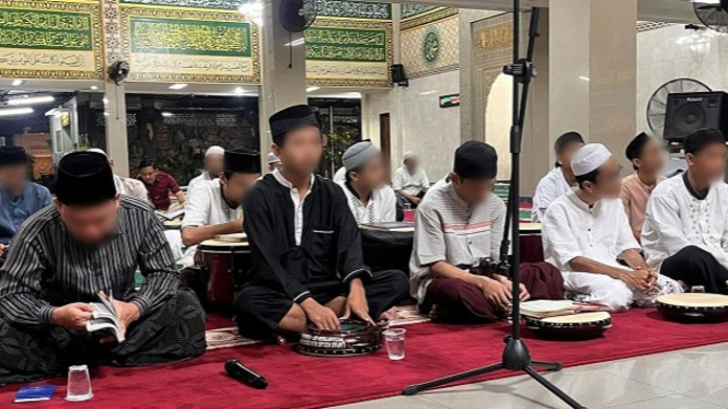 Pengajian rutin di Lapas Cibinong