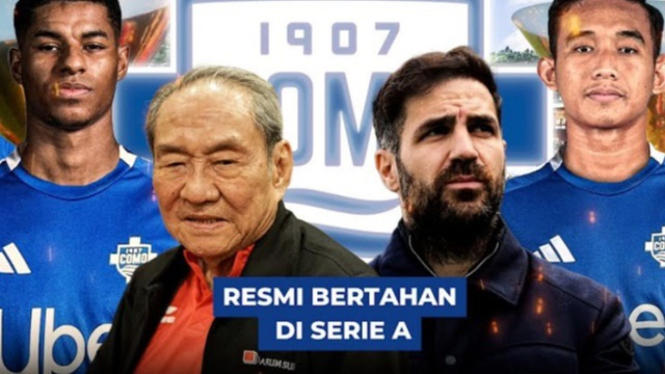 Bos Djarum dan Cesc Fabregas berjuang di Como Italia