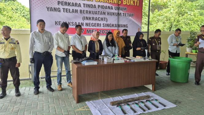 Polres Singkawang musnahkan narkoba