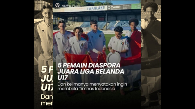 Lima diaspora juara Telstar U-17 incar Timnas U-17