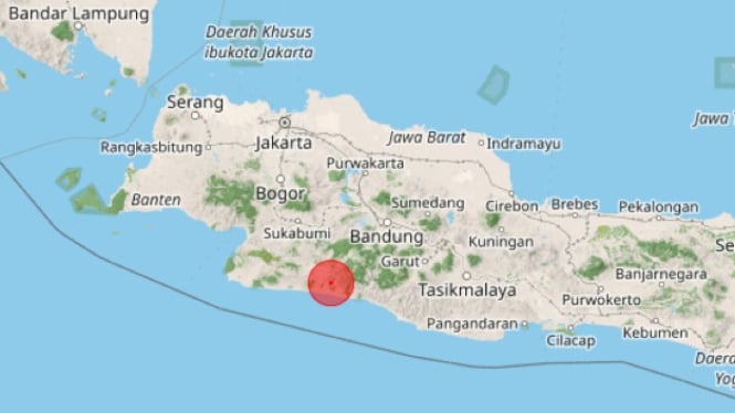 Gempa dangkal terasa di Bandung dan Cianjur