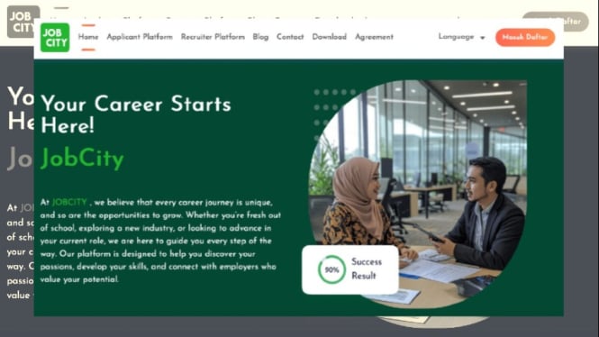 Platform kerja digital dengan fitur AI lengkap