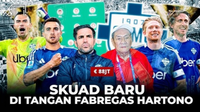 Como bersama Cesc Fabregas dan Bos Djarum eksis di Serie A Italia