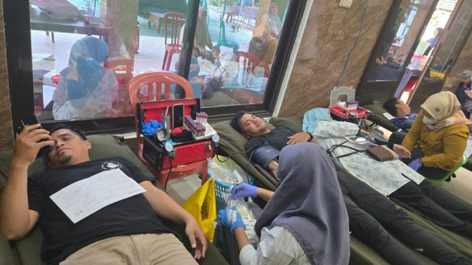 Potret kegiatan Donor Darah
