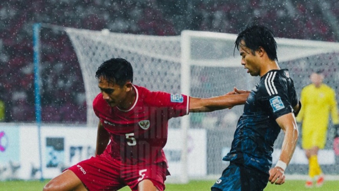 Timnas Indonesia vs Jepang di SUGBK, 15 November 2024.