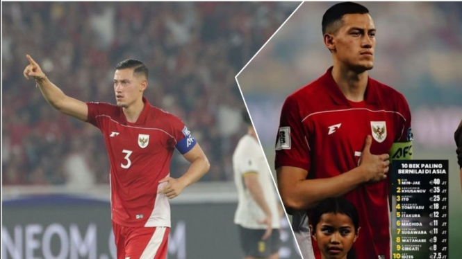 Jay Idzes kini masuk 10 bek termahal di Asia
