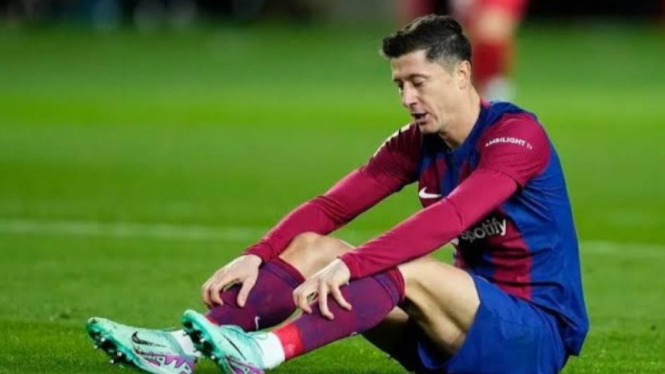 Potret Robert Lewandowski