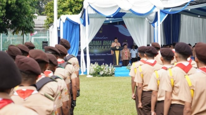 Menteri Agus resmikan Pramuka untuk napi di Lapas Cibinong