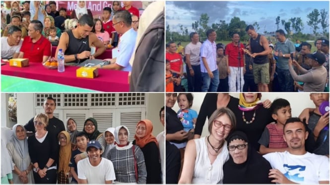 Emil Audero disambut hangat warga Lombok