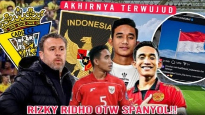 Bek Timnas Indonesia Rizky Ridho dikaitkan Cadiz asal Spanyol
