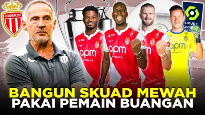 AS Monaco bentuk skuad mewah bersama Paul Pogba