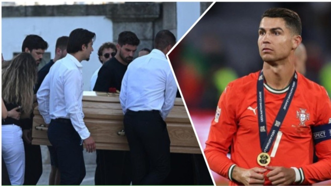 CR7 tak datang ke pemakaman Jota, fans kecewa