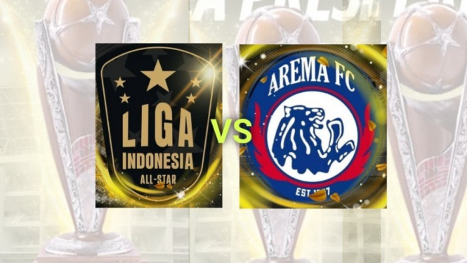 Liga Indonesia All-Stars vs Arema FC.