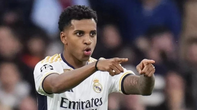 Potret Rodrygo winger Real Madrid