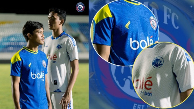 Jersey baru Arema FC 2025/26.