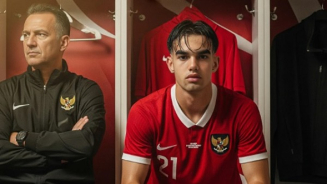 Pemain Timnas Indonesia Jens Raven