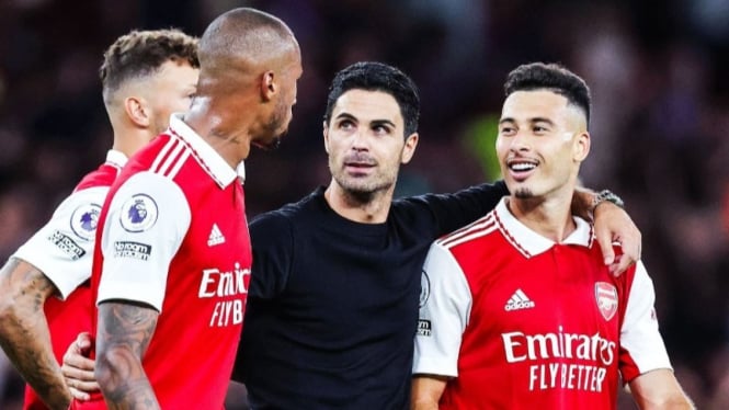 Potret pelatih Arsenal Mikel Arteta