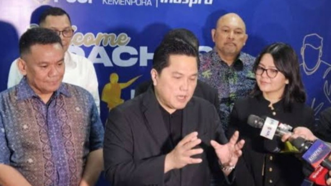 Potret Ketum PSSI Erick Thohir