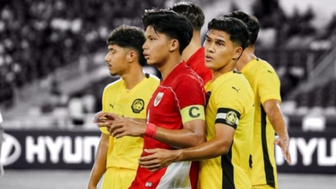 Garuda Muda imbang lawan Malaysia di GBK