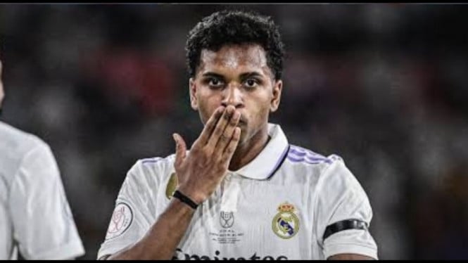 Potret Rodrygo pemain Real Madrid