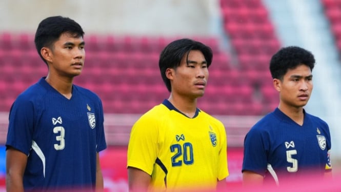 Pemain Thailand U-23.