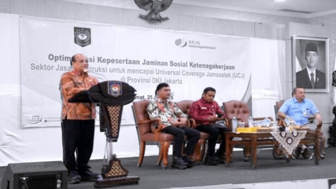 Perlindungan pekerja jasa konstruksi meningkat