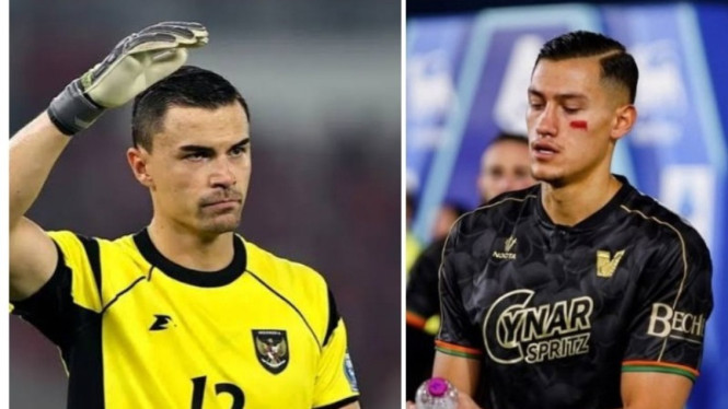 Potret kolase Jay Idzes dan Emil Audero
