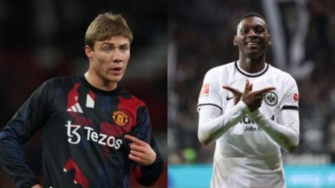 Juventus incar Kolo Muani, Hojlund jadi alternatif