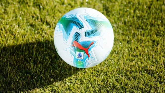 Bola Serie A Italia.