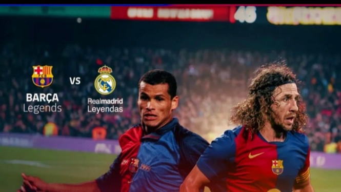 Barca Legends vs Real Madrid Leyendas.