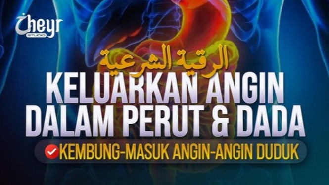 Cara ruqyah mengeluarkan angin di perut dan dada