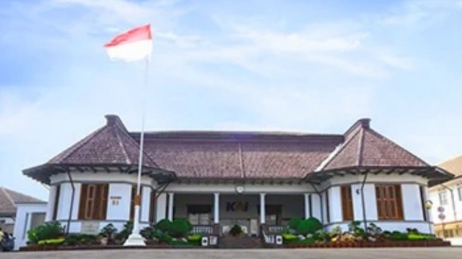 Kantor Pusat PT KAI di Kota Bandung, Jawa Barat.
